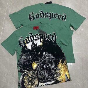 Godspeed Green Graphic Tee - Short Sleeve